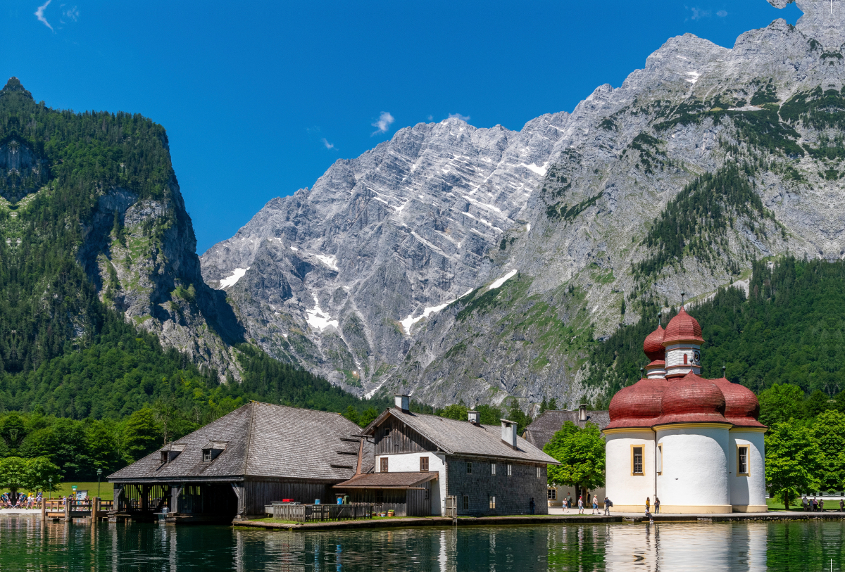 Halbinsel Hirschau mit St. Bartholomä