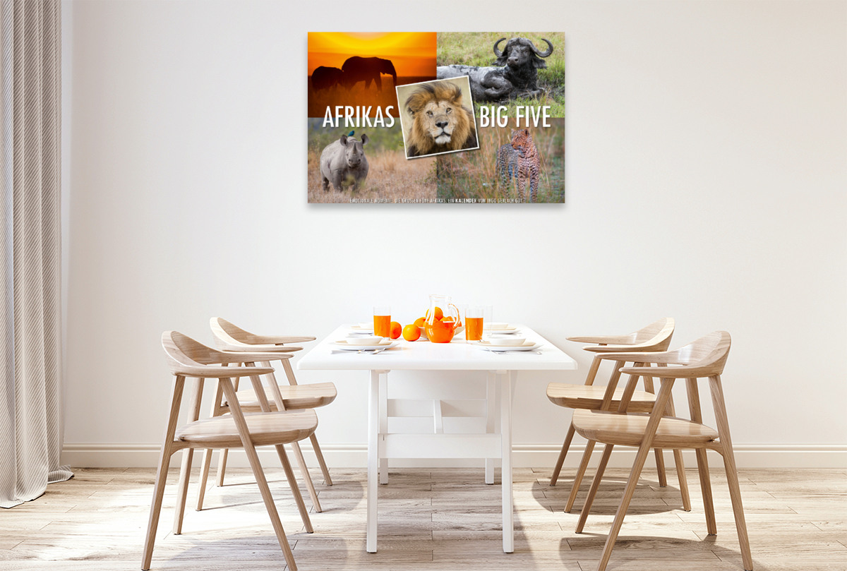 Ein Motiv aus dem Kalender Emotionale Momente: Afrikas Big Five / CH-Version