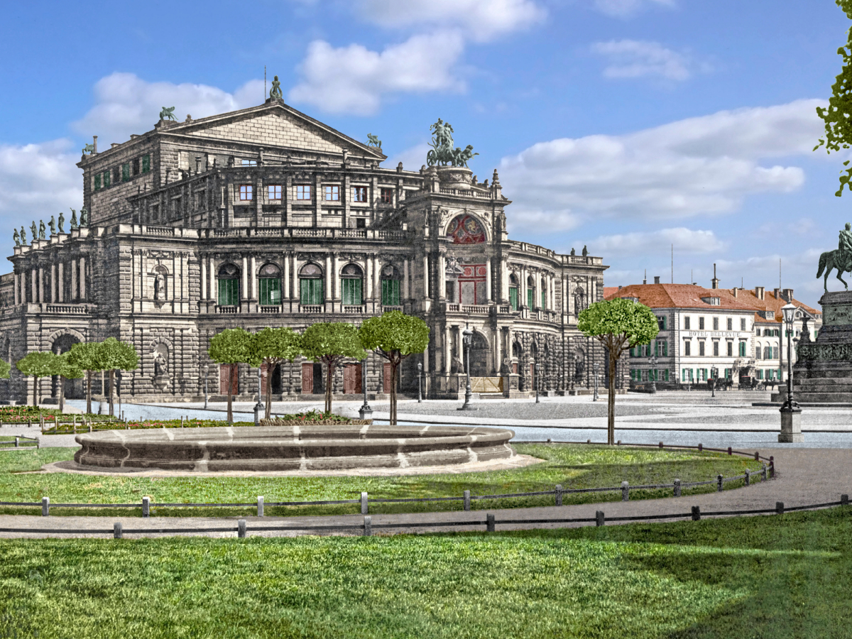 Dresden - Semperoper 1900