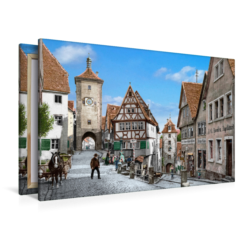 Rothenburg ob der Tauber - Ploenlein um 1900