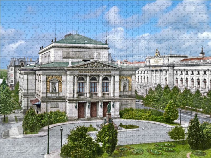 Leipzig - Gewandhaus und Bibliothek