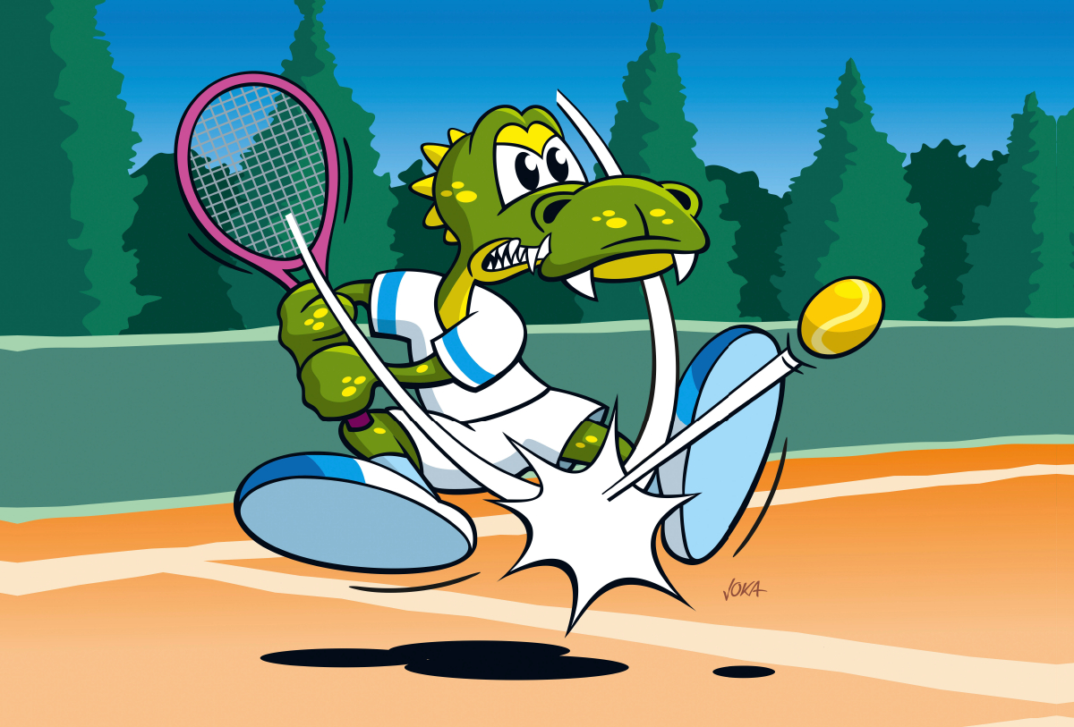 Tennis Krokodil!