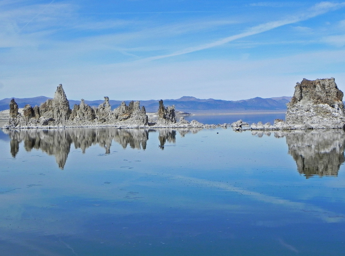 Die schönsten Tufa Felsen vom Mono Lake in Kalifornien, Amerika