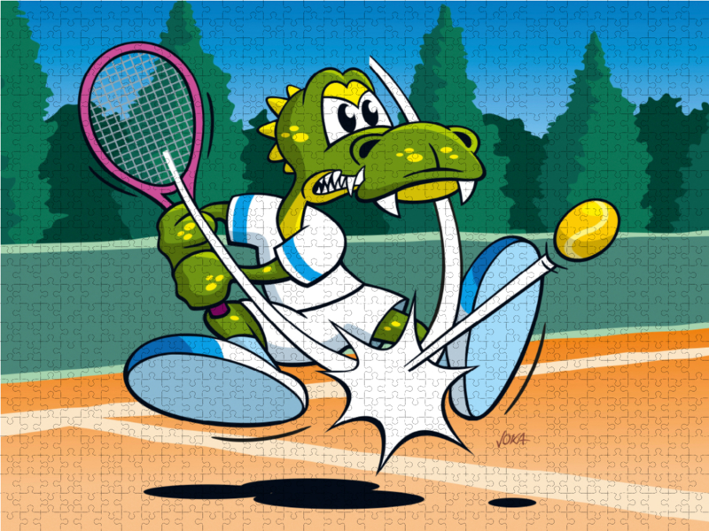 Tennis Krokodil!