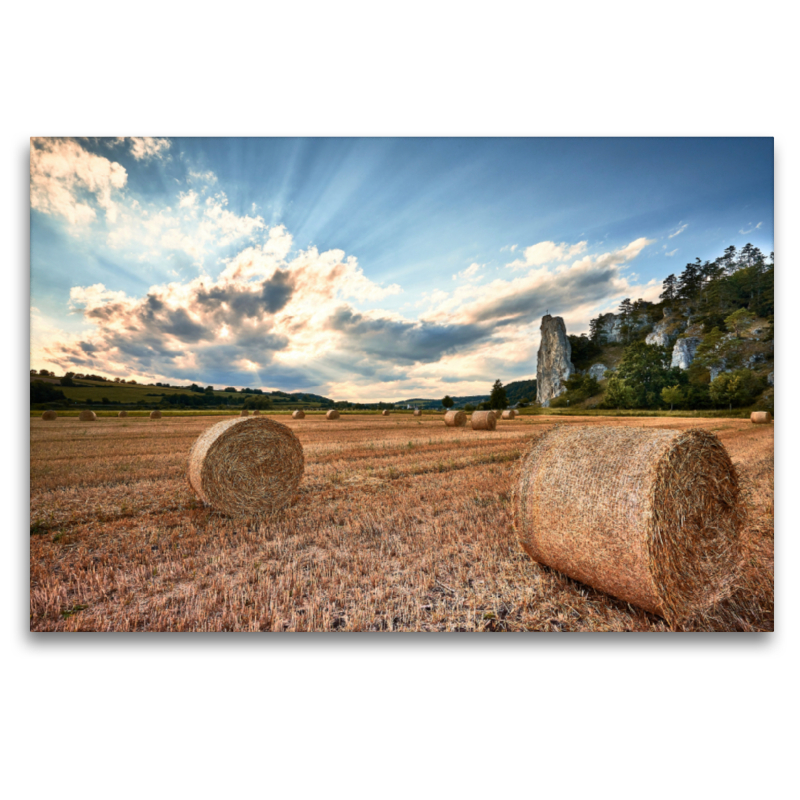 Nach der Ernte am Burgsteinfelsen