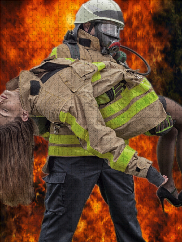 Ein Motiv aus dem Kalender Feuerwehr - Einsatz am Limit