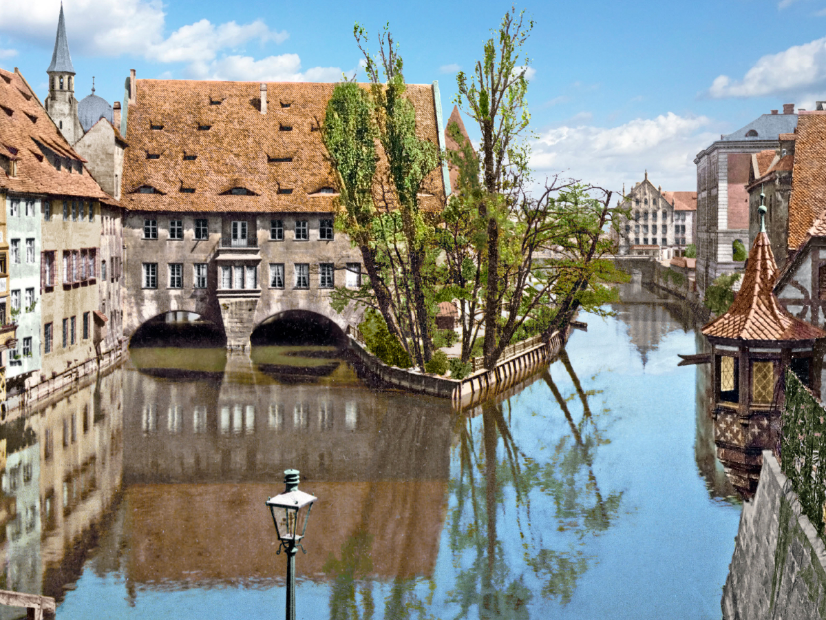 Nürnberg - Heilig Geistspital um 1900