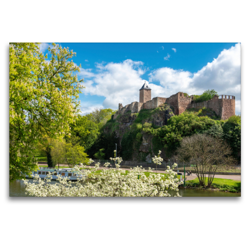 Burg Giebichenstein auf etwa 87 m über NN.