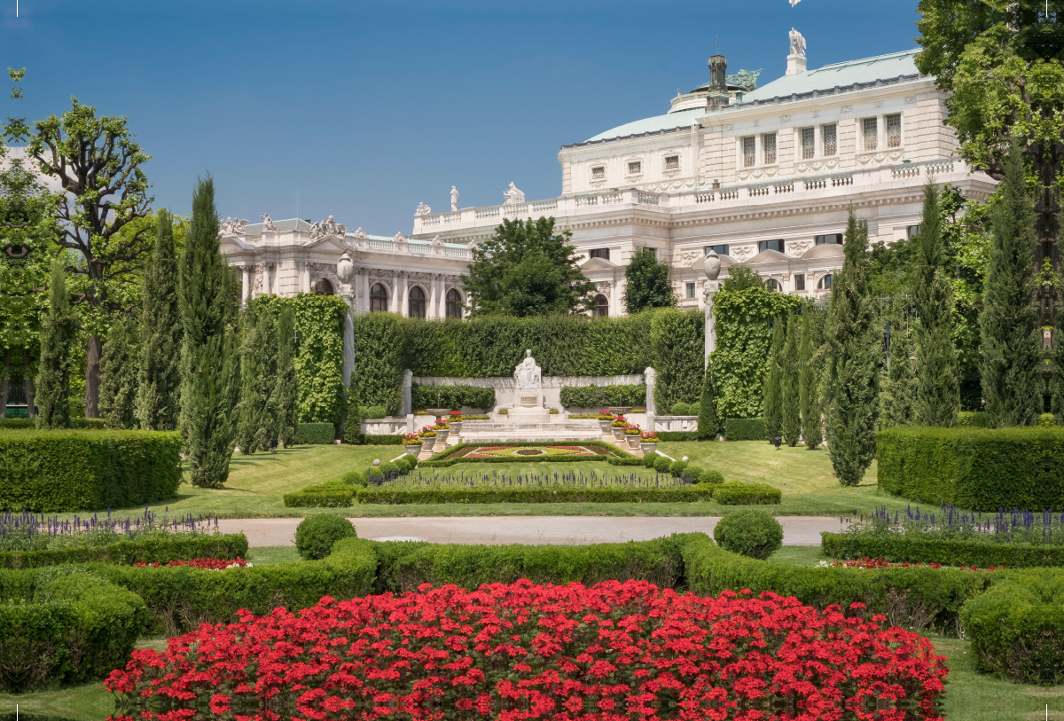 Volksgarten und Burgtheater