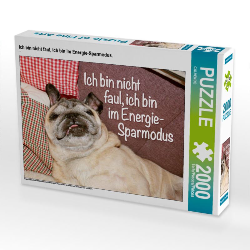 Ich bin nicht faul, ich bin im Energie-Sparmodus.