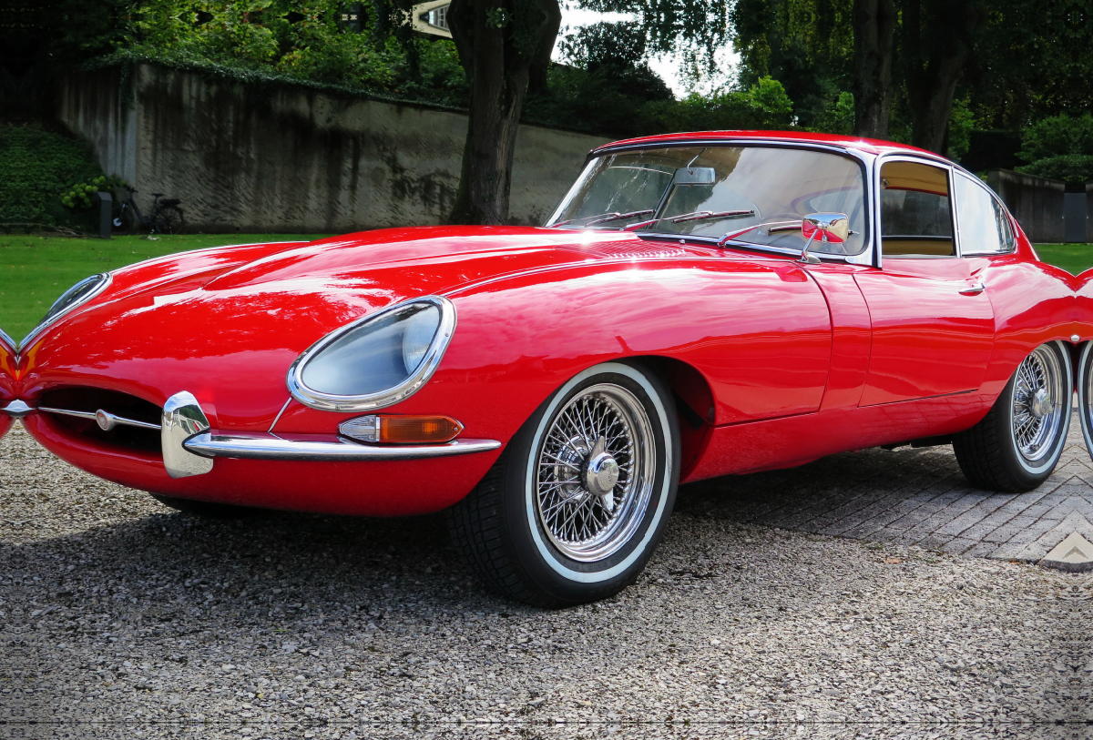 Jaguar E-Type Series 1 in Horgen bei Zürich.