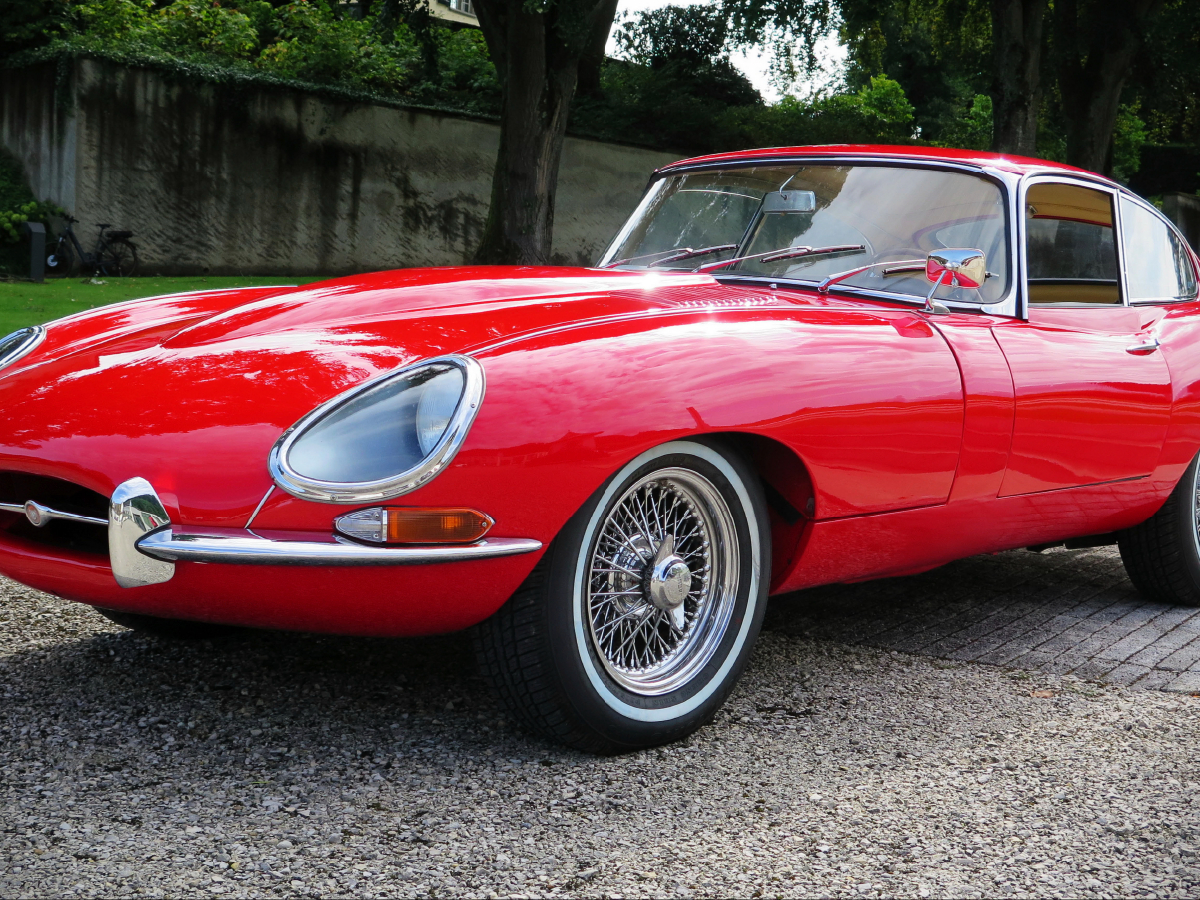 Jaguar E-Type Series 1 in Horgen bei Zürich.