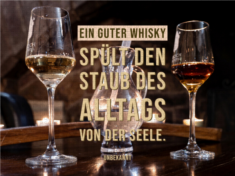 Ein guter Whisky spült den Staub des Alltags von der Seele.