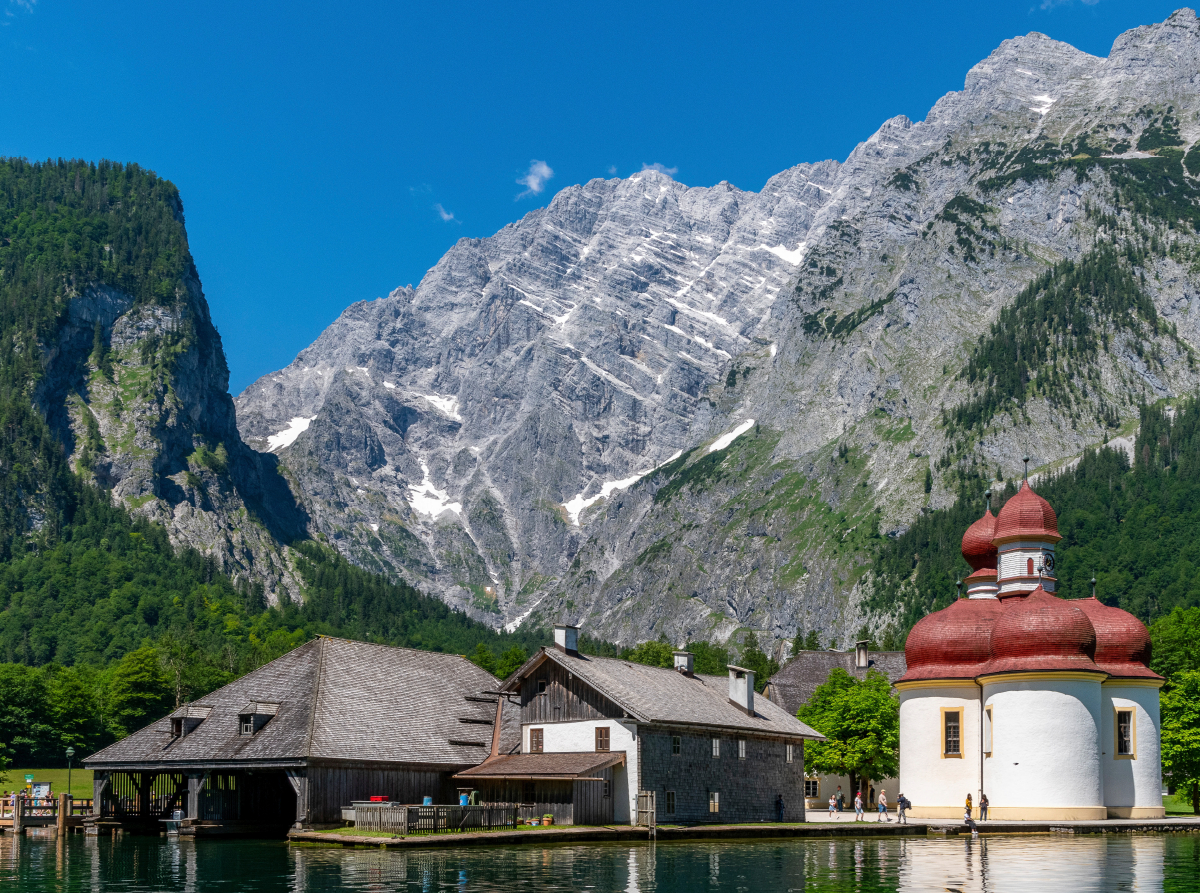 Halbinsel Hirschau mit St. Bartholomä