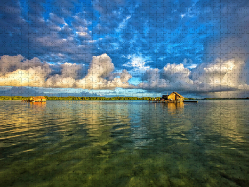 Wetterformation am Horizont