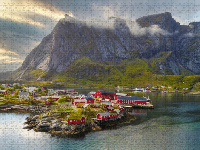 Lofoten im Sonnenuntergang