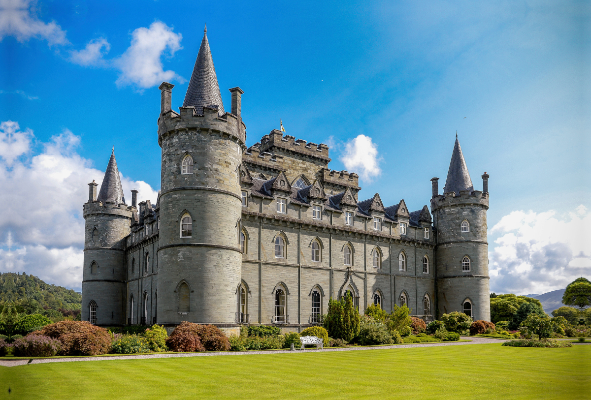 Inveraray Castle am Loch Fyne