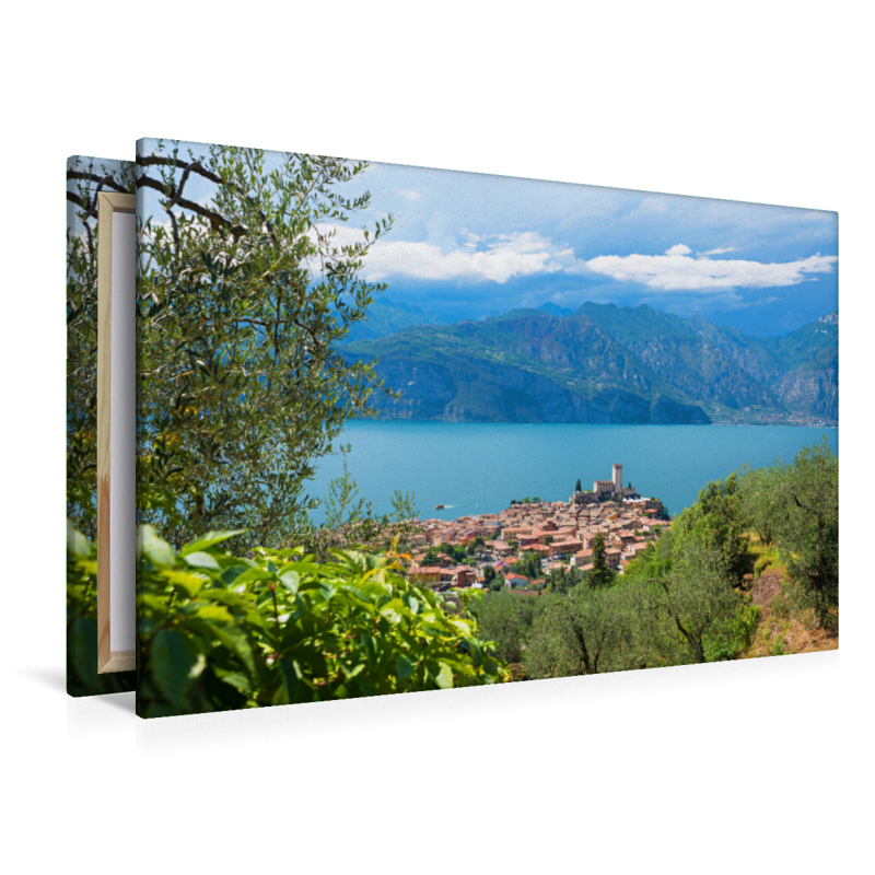 Aussicht von der Panoramastraße auf Malcesine