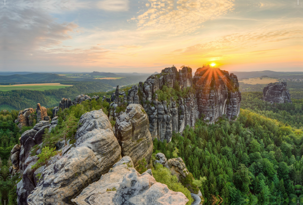 Schrammsteinaussicht Sächsische Schweiz