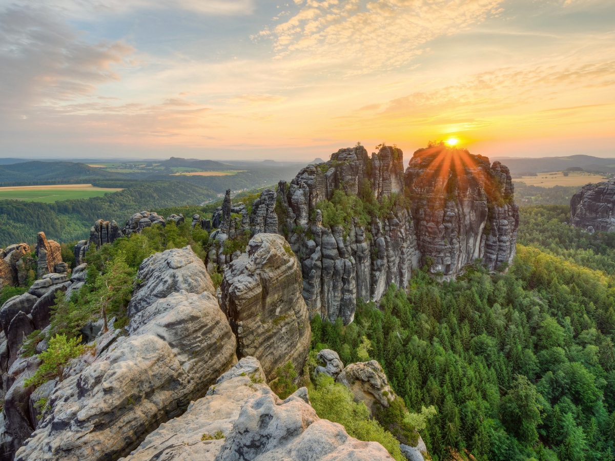 Schrammsteinaussicht Sächsische Schweiz