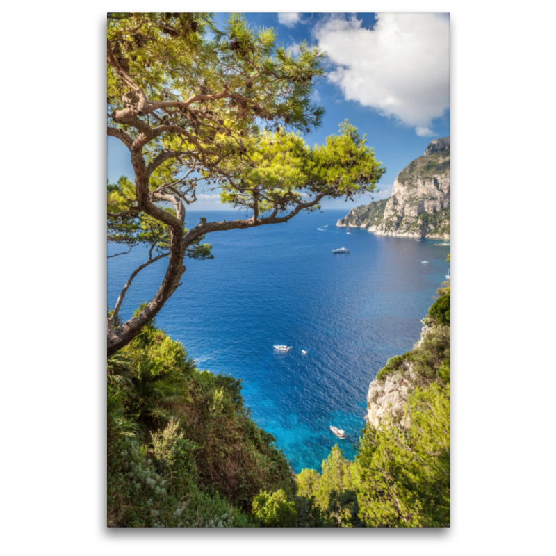 Blick zum Punta de Masullo auf Capri