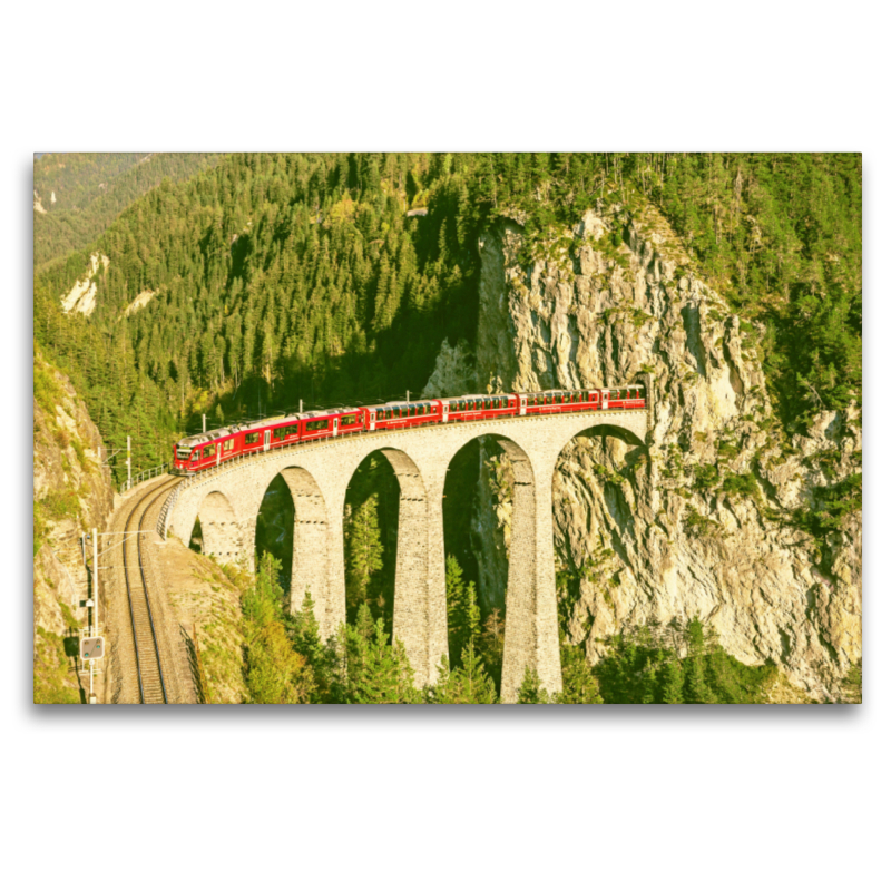 Landwasserviadukt bei Filisur, Schweiz.