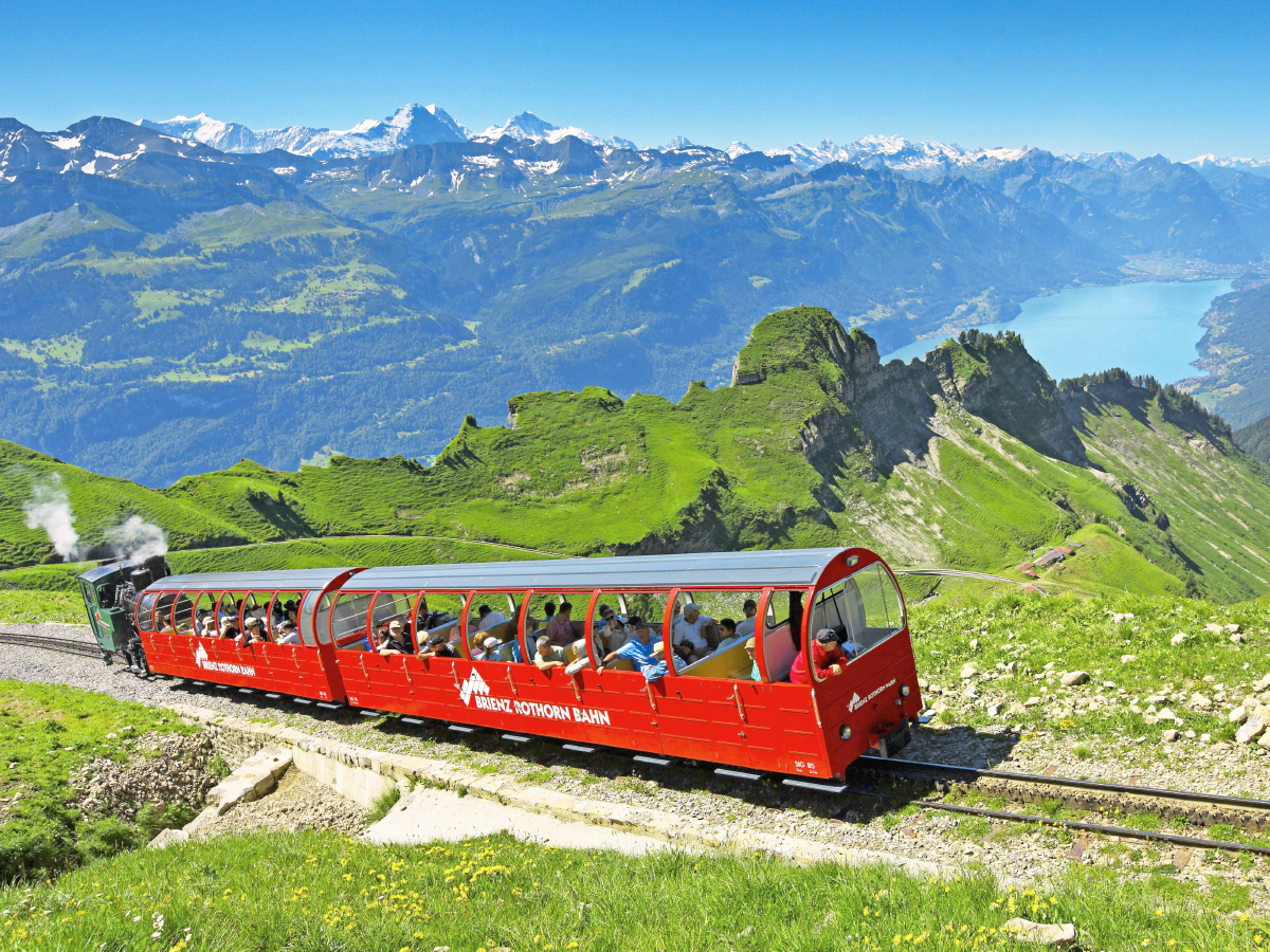 Brienzer Rothorn-Bahn (Zahnradbahn), Schweiz.