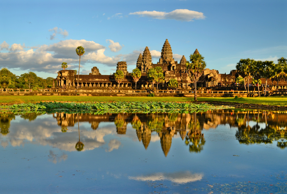 Angkor Wat im Abendlicht