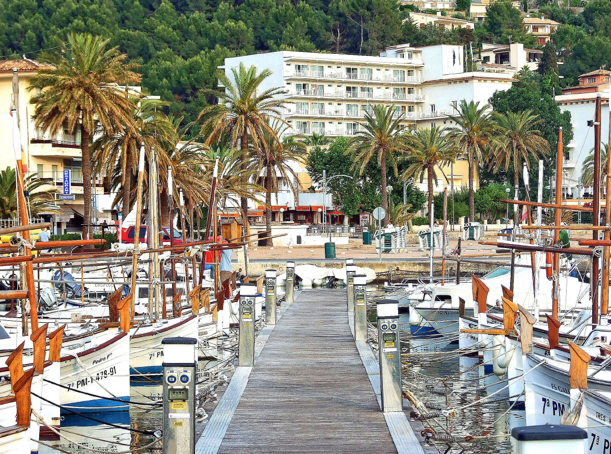 Fischerboote im Hafen von Port de Sóller