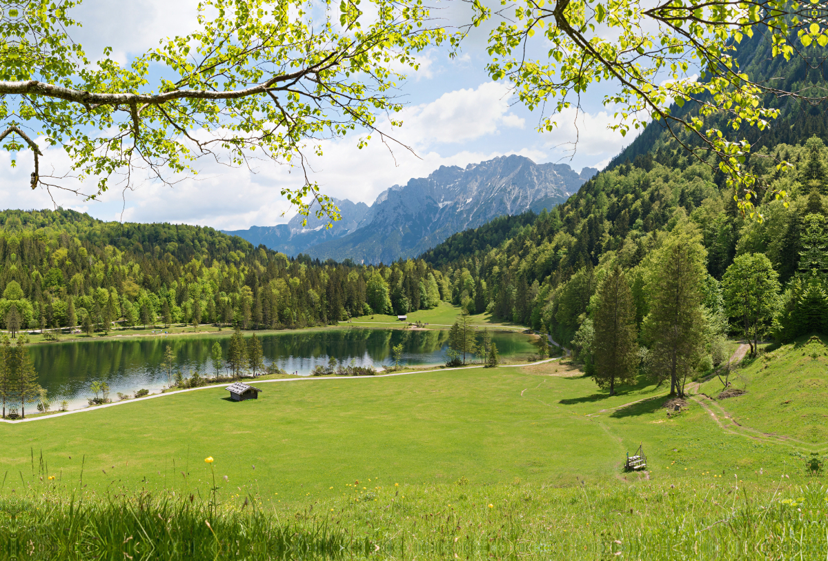 Ferchensee und Karwendel, Mittenwald