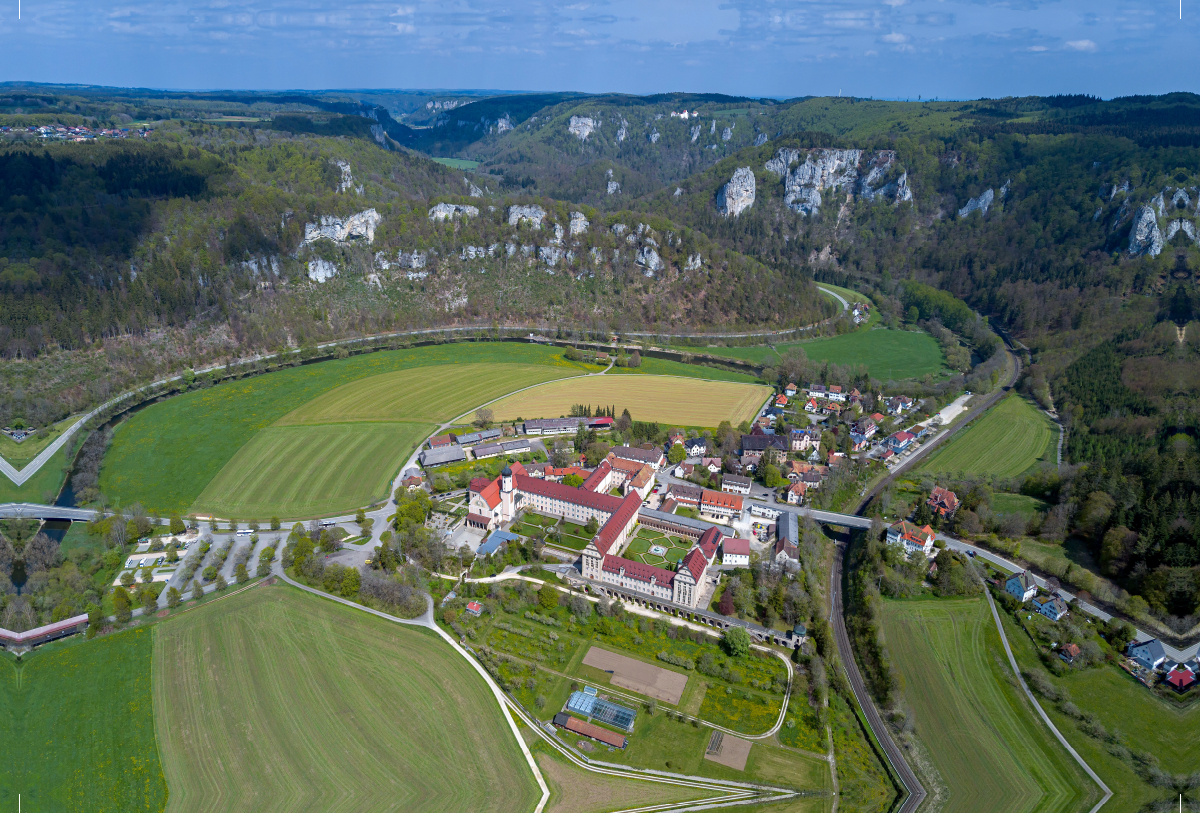 Beuron mit Erzabtei St.Martin im Oberen Donautal/Schwäbische Alb