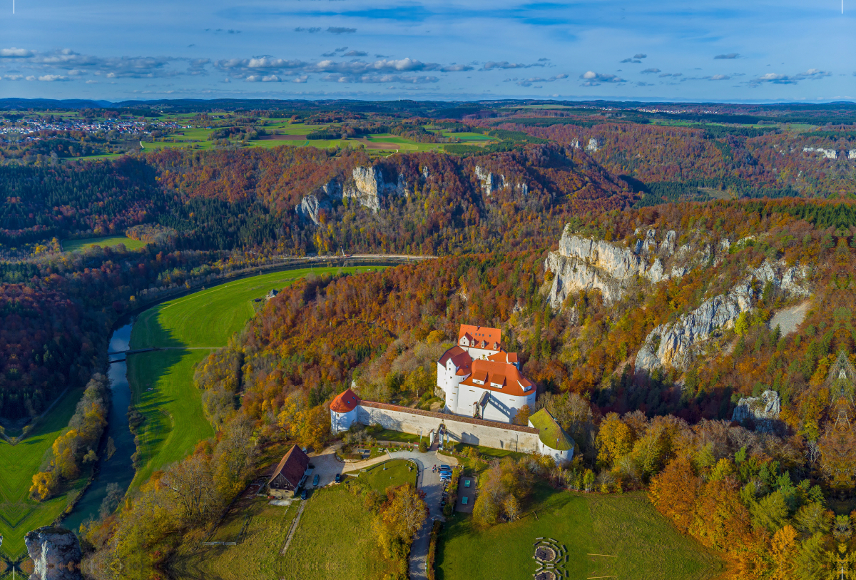 Burg Wildenstein über dem Oberen Donautal