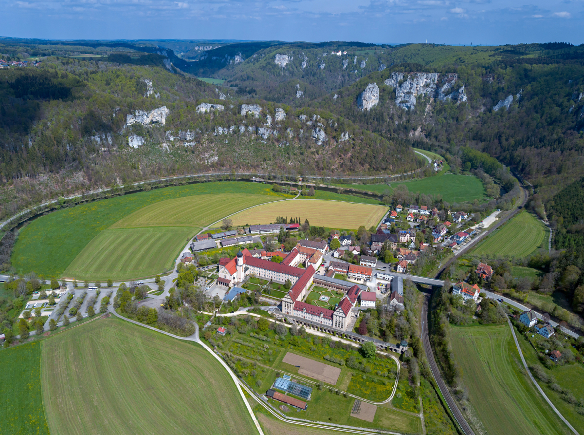 Beuron mit Erzabtei St.Martin im Oberen Donautal/Schwäbische Alb