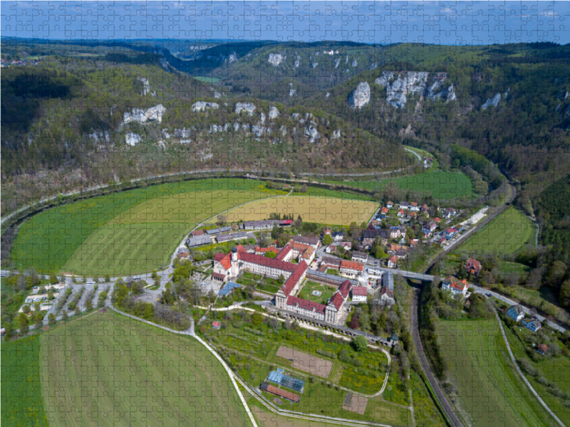 Beuron mit Erzabtei St.Martin im Oberen Donautal/Schwäbische Alb