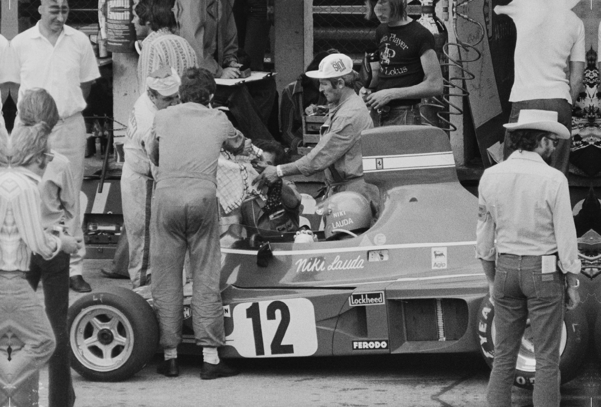 Niki Lauda am Nürburgring 1974