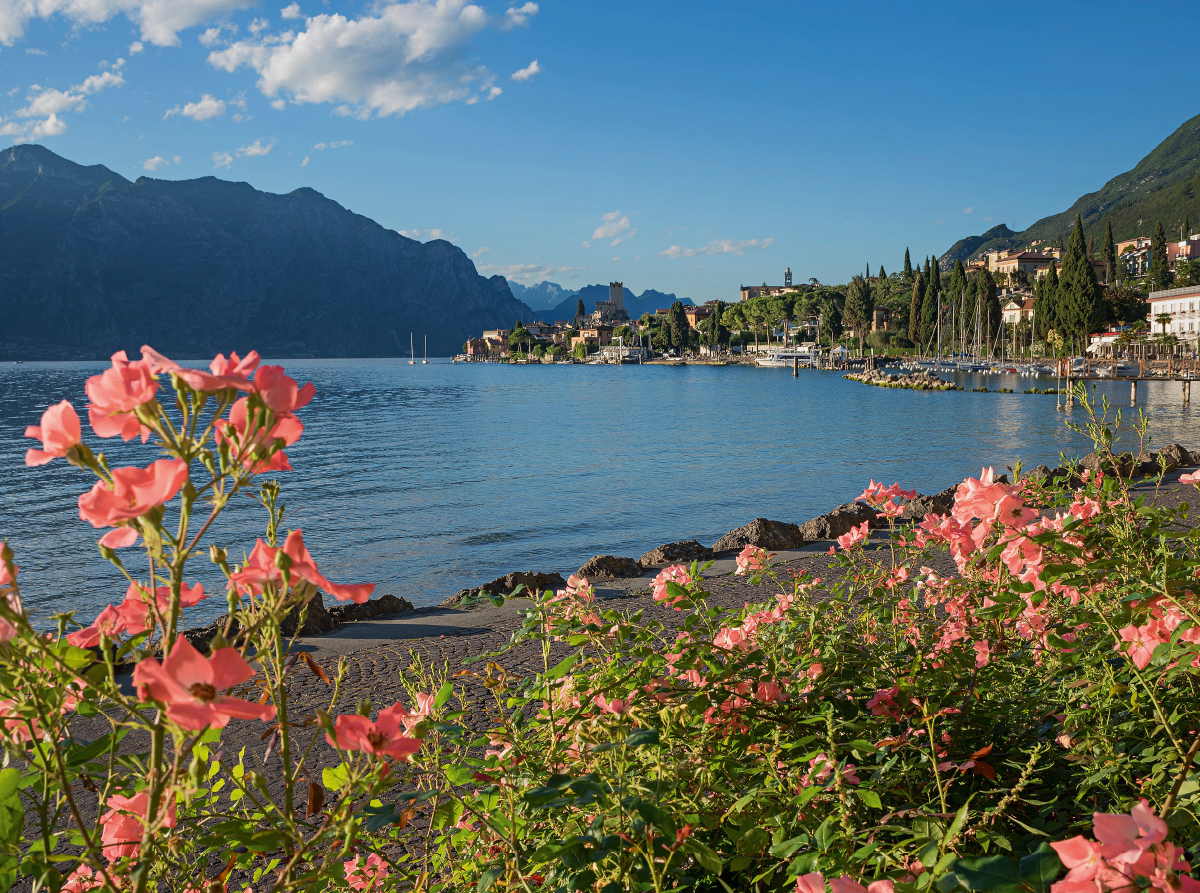 Malerisches Seeufer Malcesine