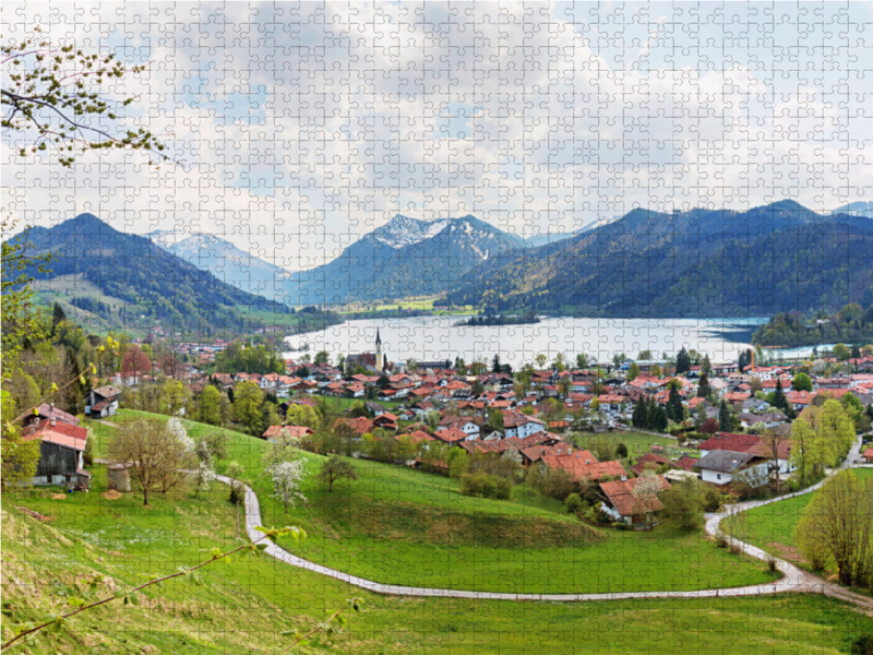 Aussicht auf den Luftkurort Schliersee