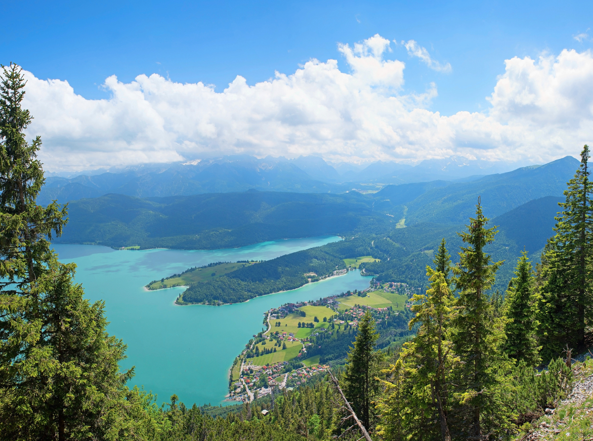 Walchensee in Oberbayern