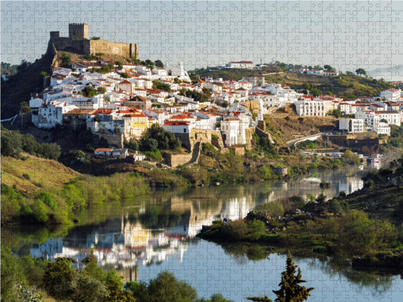 Mértola am Rio Guadiana, Baixo Alentejo, Portugal