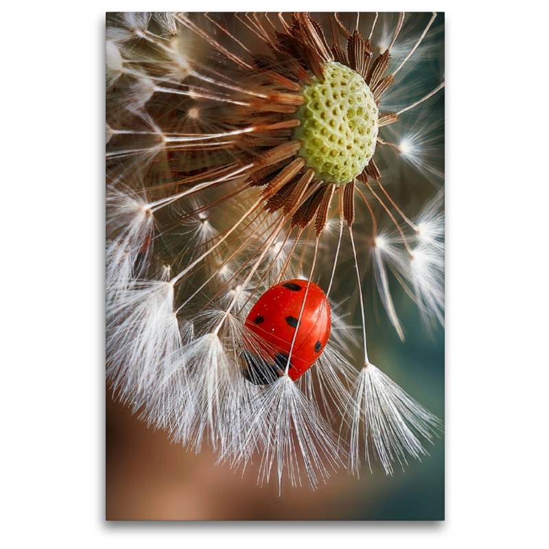 Marienkäfer versteckt sich