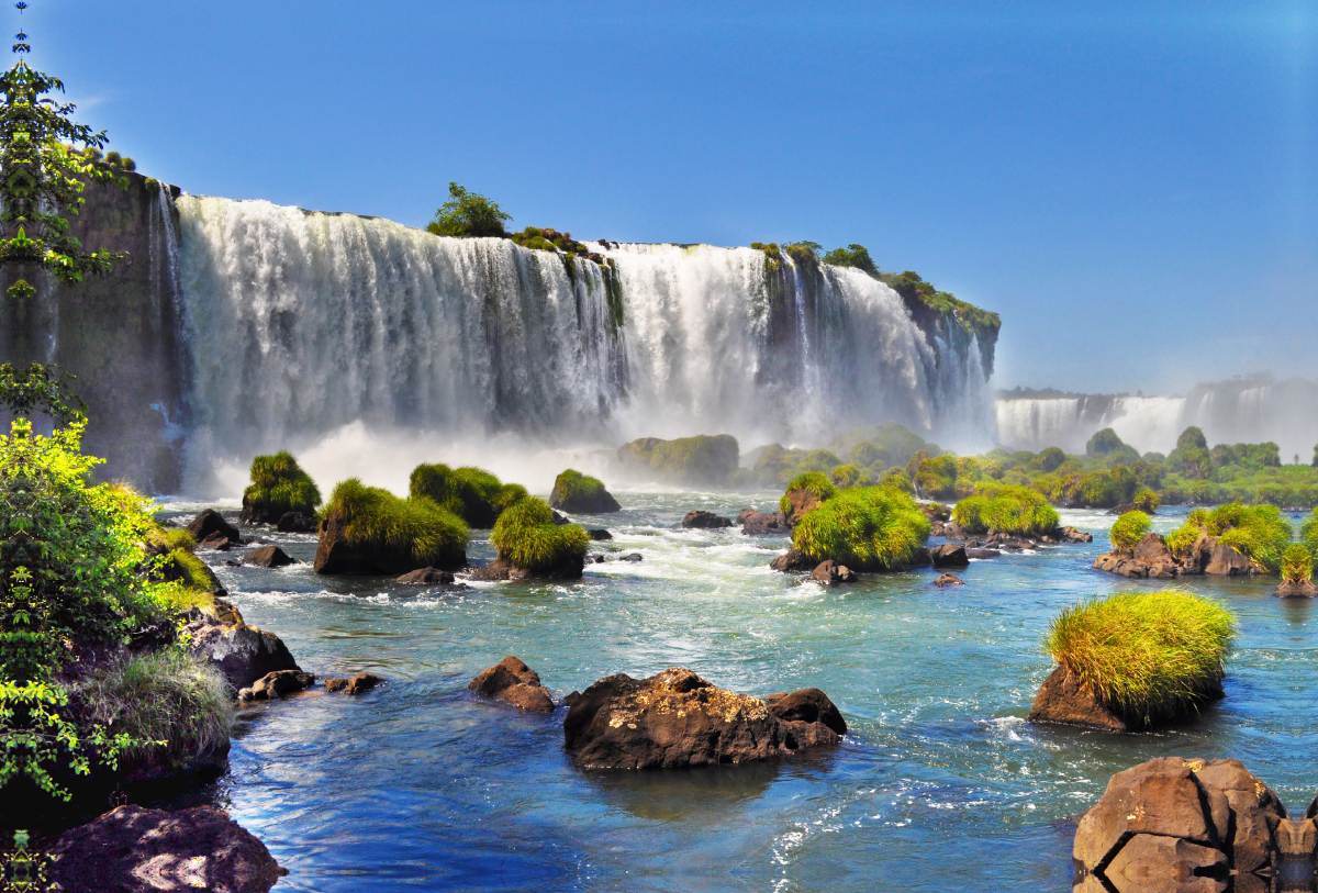 Ein Motiv aus dem Kalender Erlebe mit mir die Wasserfälle von Iguazu