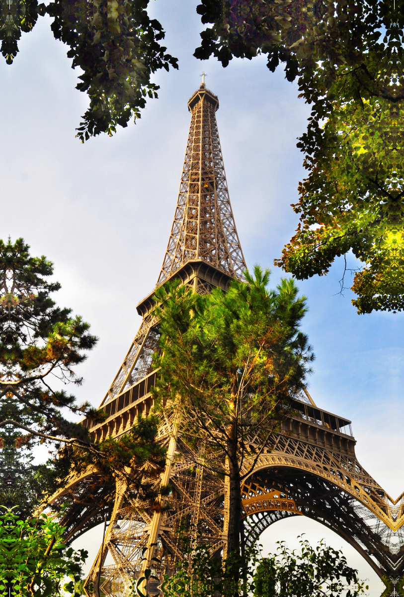 Blick von der Straße Gustave Eiffel