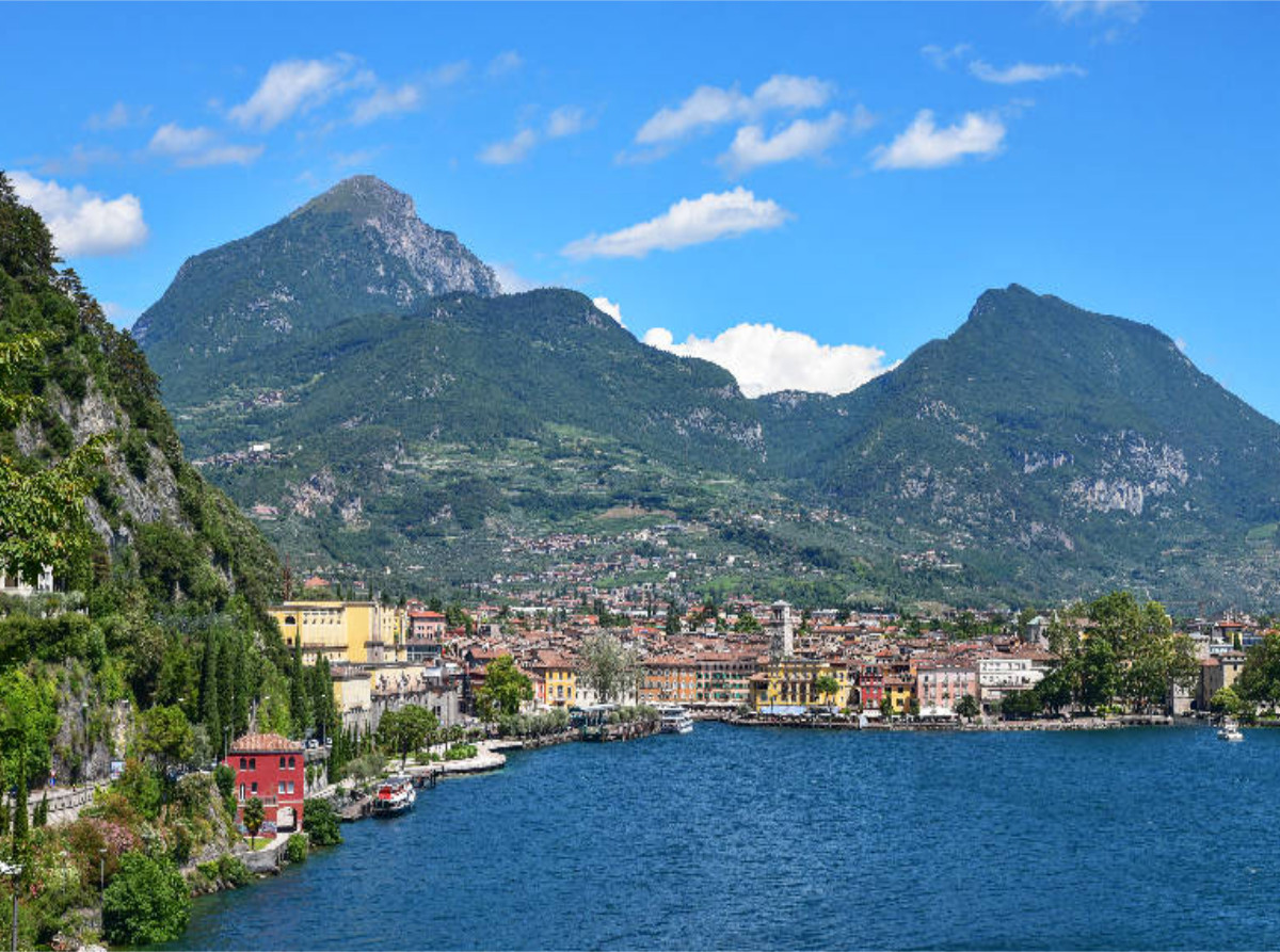 Blick auf Riva del Garda