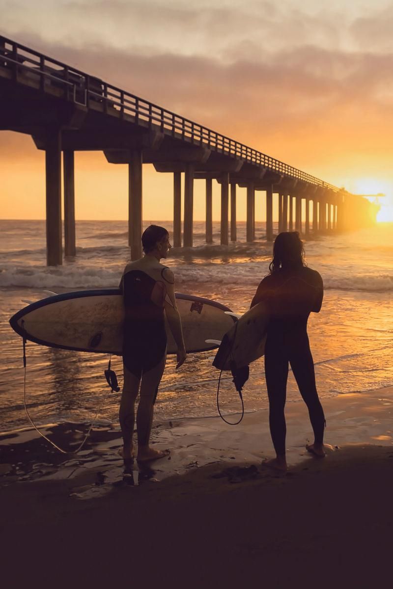 Surfen auf der perfekten Welle