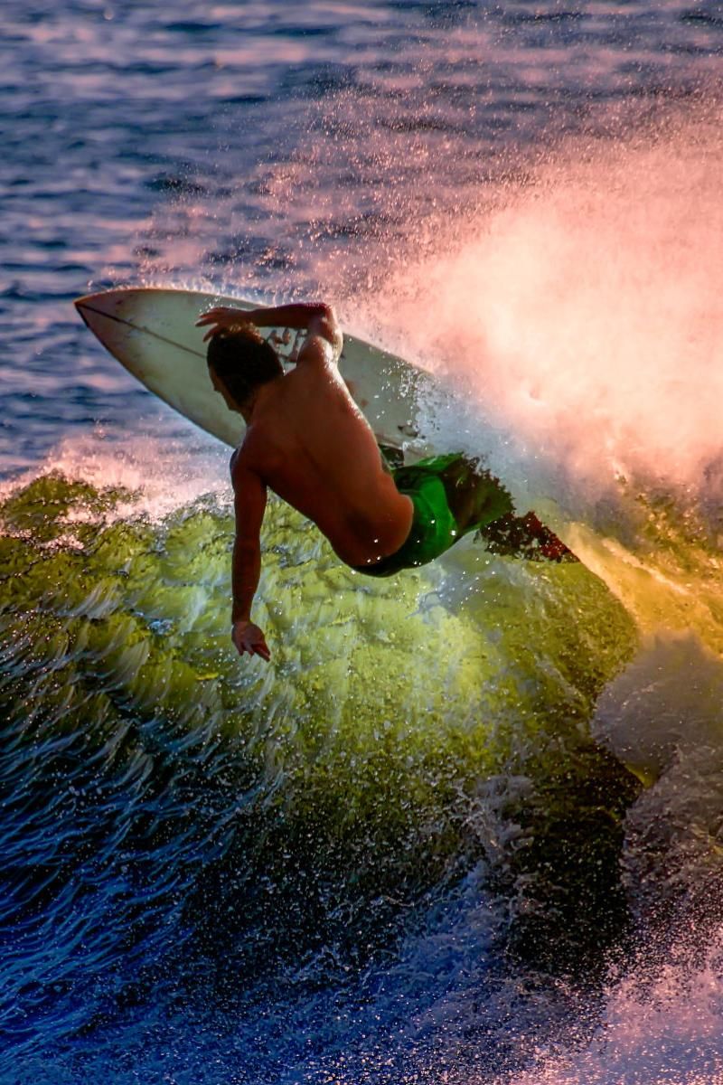 Surfen auf der perfekten Welle