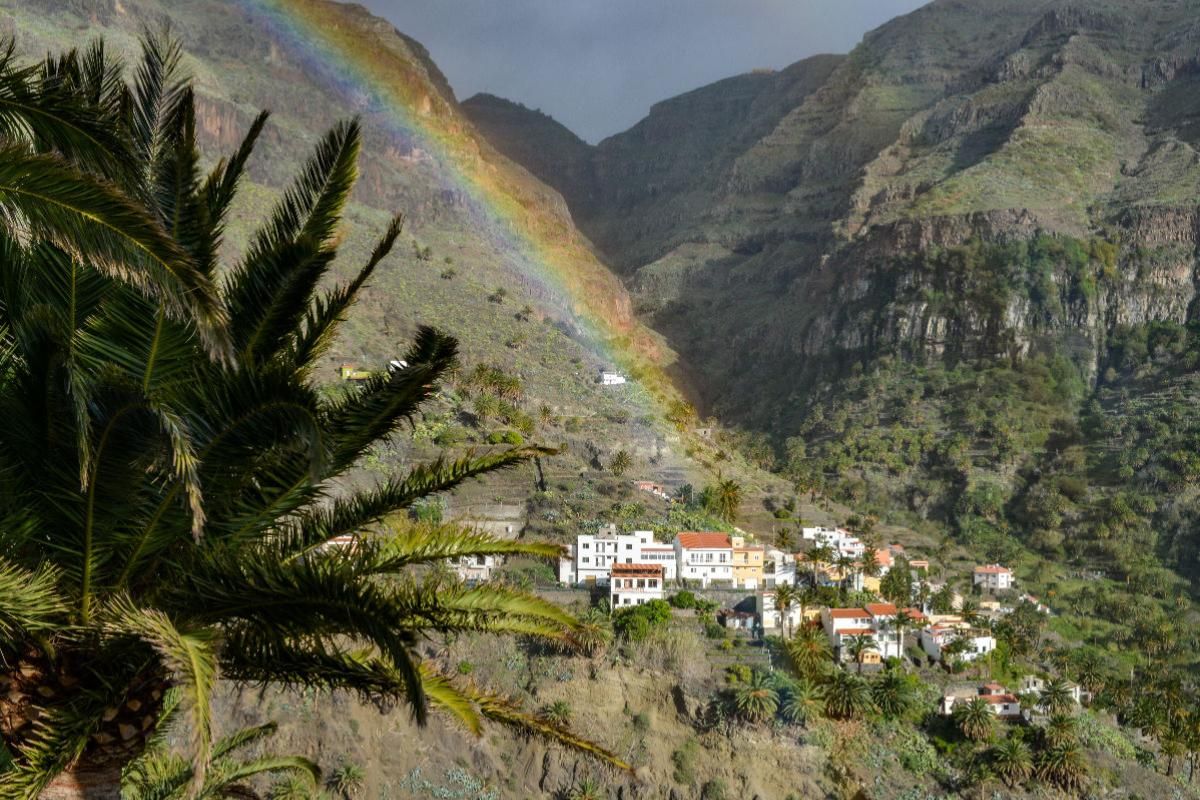 La Gomera - Valle Gran Rey von Iglesia de San Antonio de Padua aus