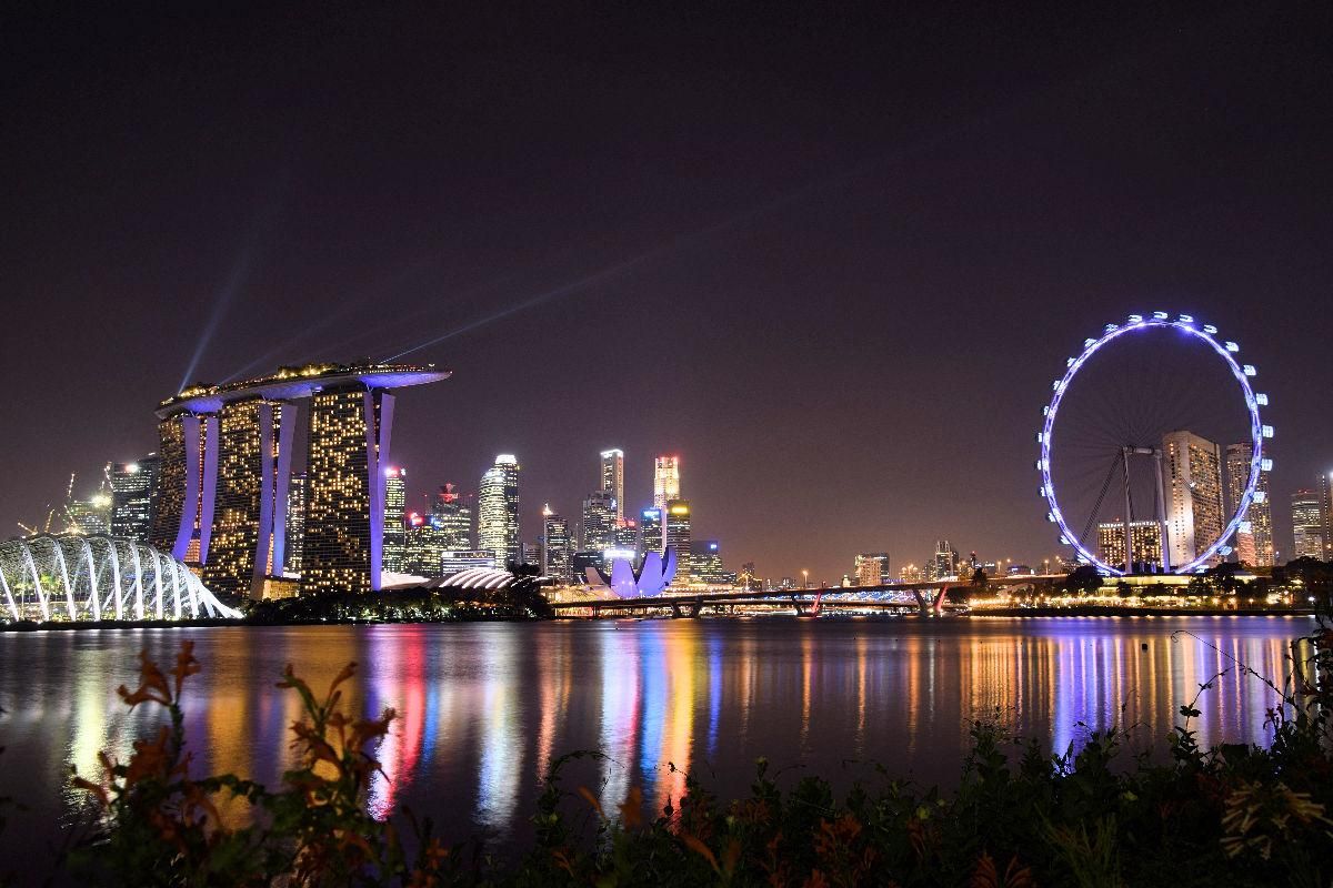 Skyline von Singapur