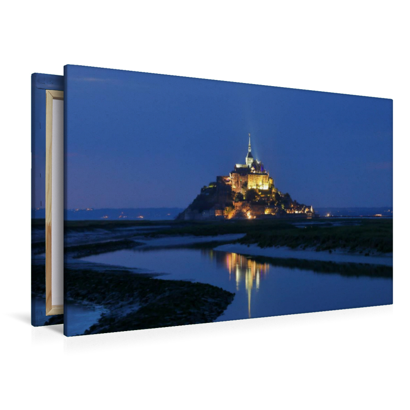 Mont Saint Michel bei Nacht