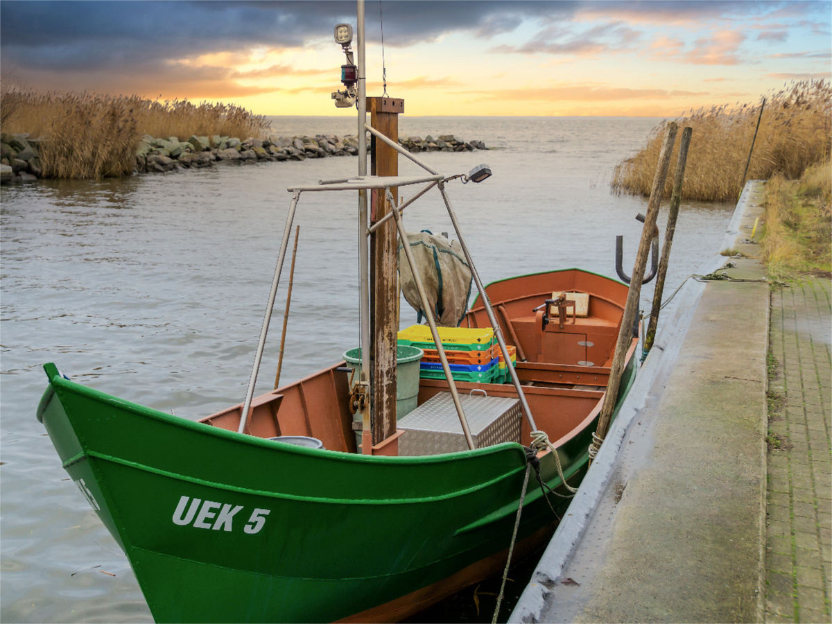 Fischerhafen in Ueckermünde