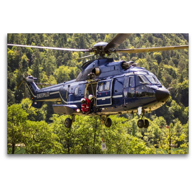 SuperPuma im Löscheinsatz